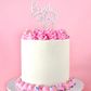 CAKE CRAFT | METAL TOPPER | BRIDE TO BE | SILVER