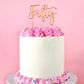 CAKE CRAFT | METAL TOPPER | FIFTY | ROSE GOLD