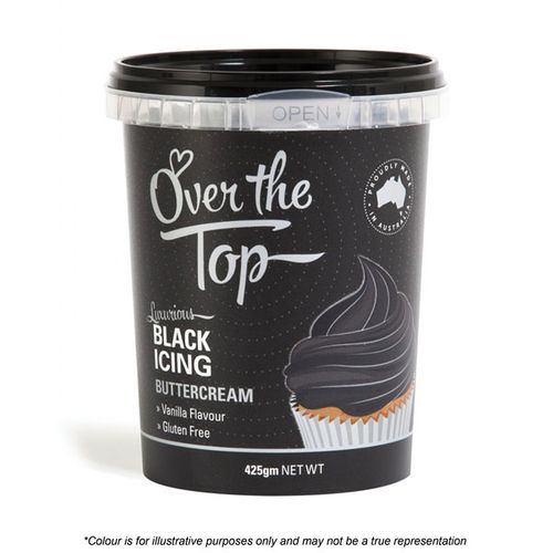 OVER THE TOP | BUTTERCREAM | BLACK | 425G