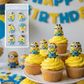 MINIONS | SUGAR DECORATIONS | 6 PIECE PACK