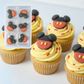 MICKEY MOUSE HEAD | SUGAR DECORATIONS | 6 PIECE PACK