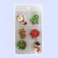 CHRISTMAS SET | SUGAR DECORATIONS | 6 PIECE PACK