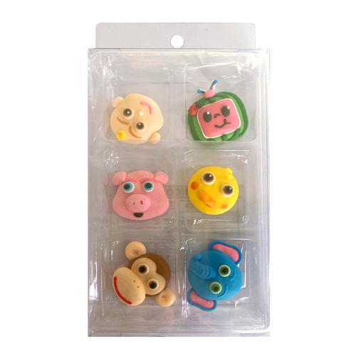 COCOMELON | SUGAR DECORATIONS | 6 PIECE PACK