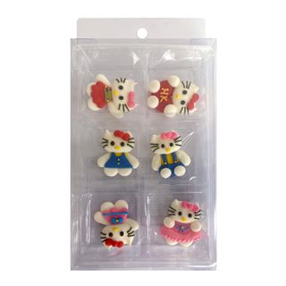 HELLO KITTY | SUGAR DECORATIONS | 6 PIECE PACK