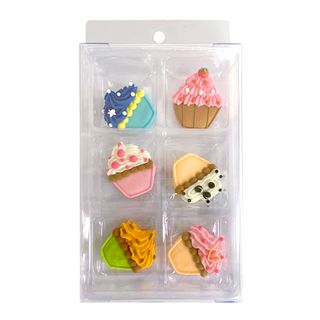 CUPCAKES  | SUGAR DECORATIONS | 6 PIECE PACK
