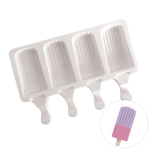 ICE CREAM WITH LINES POPSICLE | SILICONE MOULD