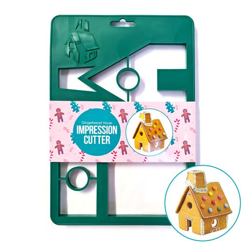 GINGERBREAD HOUSE IMPRESSION CUTTER