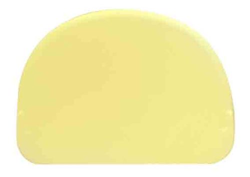 SMALL HALF MOON PLASTIC SCRAPER | 120 x 88MM