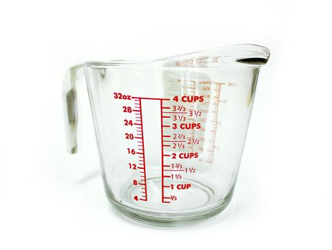 undefined | Glass measure jug | 4 cup/1 litre