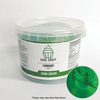 CAKE CRAFT | FONDANT | DARK GREEN | 1KG