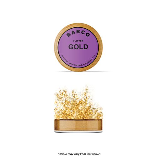 BARCO | FLITTER GLITTER | GOLD | NON TOXIC | 10ML