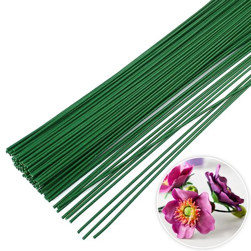 FLORAL WIRE | 22 GAUGE | DARK GREEN | 50 PIECES
