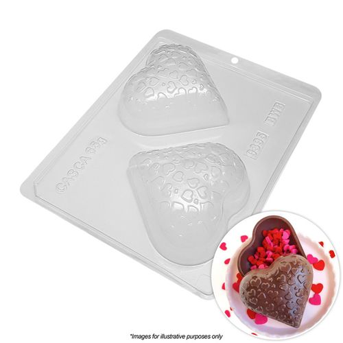 BWB | TEXTURED HEART MOULD | 3 PIECE