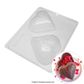 BWB | TEXTURED HEART MOULD | 3 PIECE