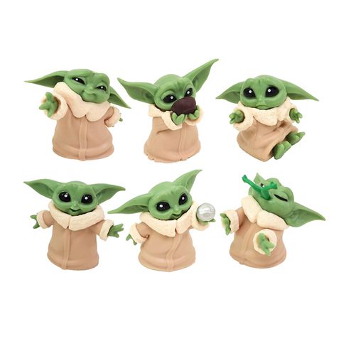 BABY YODA/THE CHILD/GROGU, PLASTIC FIGURINES