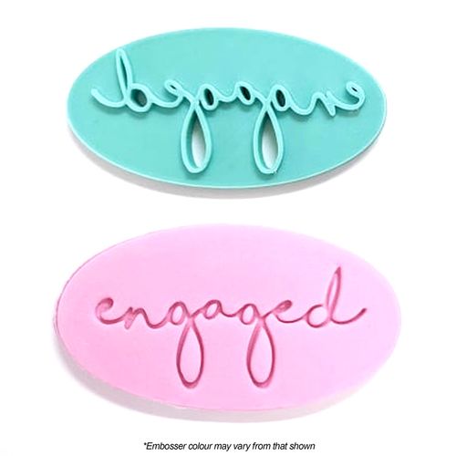 ENGAGED OVAL | COOKIE CUTTER & EMBOSSER