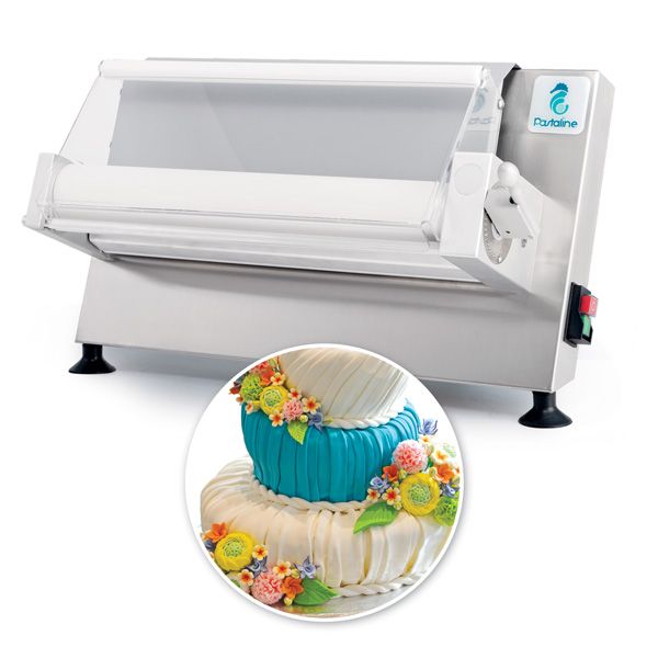 Pastaline Manual Cookie Pastry Fondant Marzipan Chocolate Dough Sheeter Roller