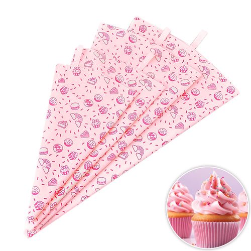 CAKE CRAFT | SILICONE PASTRY/PIPING BAG | 10, 12, 14 & 16 INCH SET | REUSABLE HEAVY DUTY