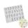 DRIP UPPER CASE LETTERS SILICONE MOULD