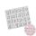 LOWER CASE UNIVERSAL SERIF LETTERS SILICONE MOULD