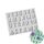 NARROW BLOCK UPPER CASE LETTERS SILICONE MOULD