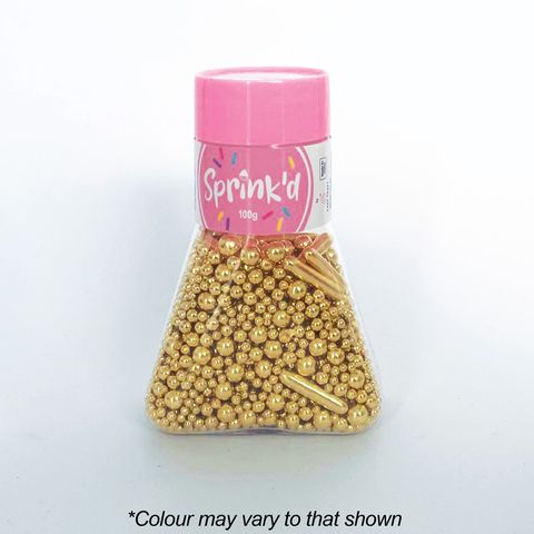 SPRINK'D | GOLD METALLIC MIX | 100G