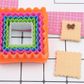 SQUARE/FLUTED | COOKIE CUTTERS | SET OF 5