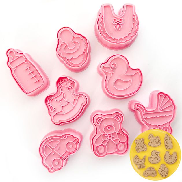 BABY COOKIE CUTTERS 8 PIECE SET