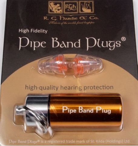 Pipe Band Plugs - Hearing Protection