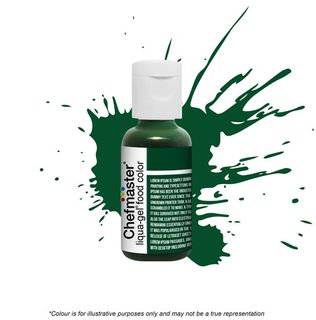 CHEFMASTER | FOREST GREEN | LIQUA-GEL FOOD COLOUR | 0.70 OZ/20 GRAMS