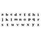 LARGE LOWERCASE ALPHABET CUTTERS