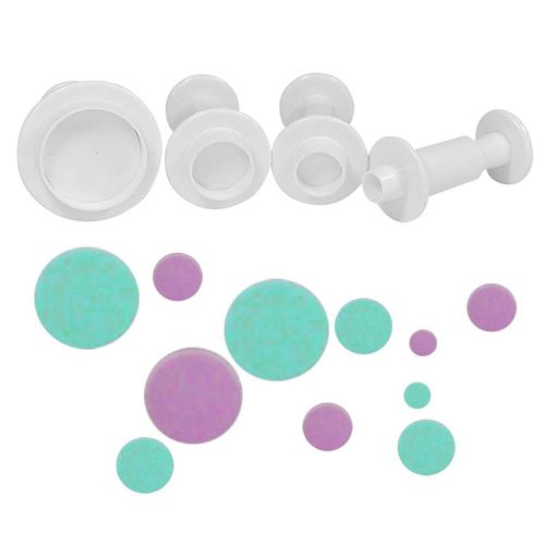 ROUND PLUNGER CUTTERS | 4 PIECES