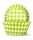 700 BAKING CUPS - LIME GREEN GINGHAM - 100 PIECE PACK