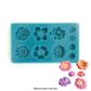 ASSORTED FLOWERS SILICONE MOULD