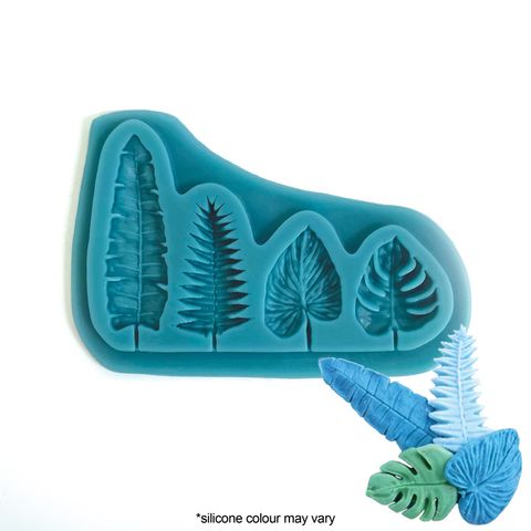 MINI ASSORTED PALM FERNS SILICONE MOULD