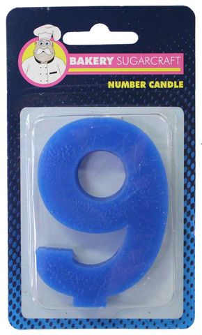 PLAIN NUMBER CANDLE - 9 (12)