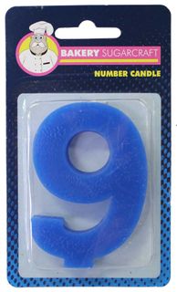 PLAIN NUMBER CANDLE - 9 (12)