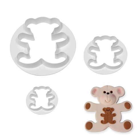 TEDDY BEAR CUTTER | 3 PIECE SET