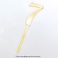 CAKE CRAFT | #7 | 9CM | GOLD MIRROR | ACRYLIC CAKE TOPPER