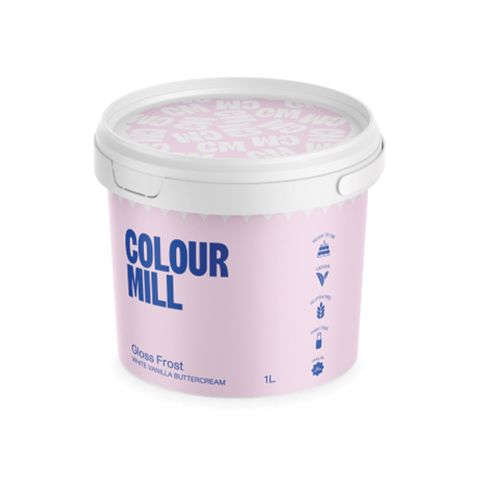 COLOUR MILL | GLOSS FROST WHITE BUTTERCREAM | 1L - BB 11/25