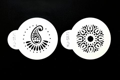 SMALL PAISLEY STENCILS (2 PACK)