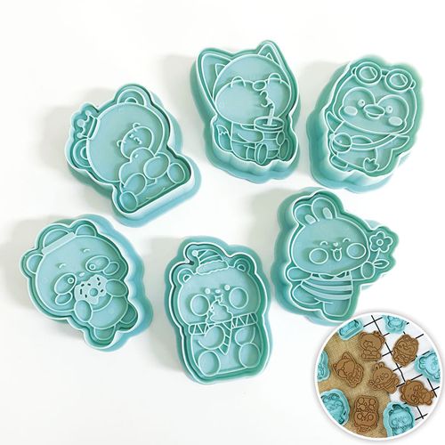 CUTE ANIMALS | COOKIE CUTTERS | 6 PIECE SET