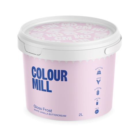 COLOUR MILL | GLOSS FROST WHITE BUTTERCREAM | 2L - BB 07/26