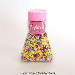 SPRINK'D | PASTEL RAINBOW JIMMIES | 100G - BB 09/25