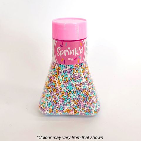 SPRINK'D | PRINCESS & POSY | SUGAR BALLS 2MM | 110G - BB 09/25