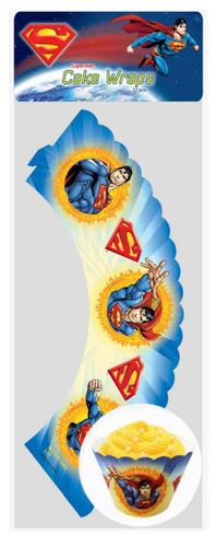 SUPERMAN | CUPCAKE WRAPS | 12 PIECES