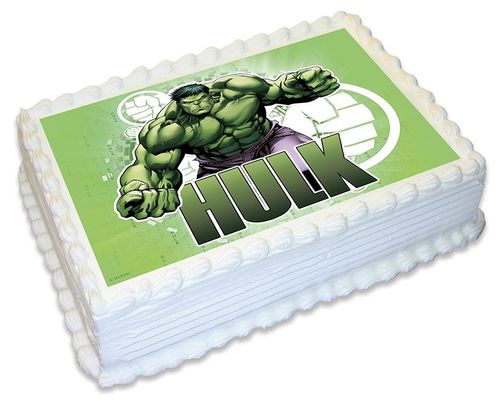 HULK -  A4 EDIBLE ICING IMAGE - 29.7CM X 21CM (APPROX.)