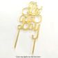 IT'S A BOY GOLD MIRROR ACRYLIC CAKE TOPPER