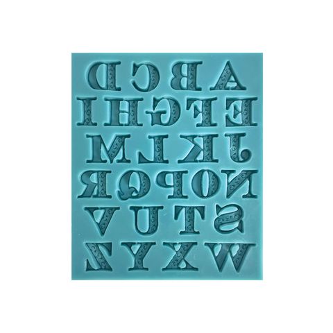 UPPER CASE LETTER SET 2 SILICONE MOULD