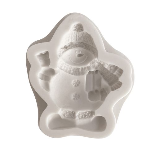 SNOWMAN SILICONE MOULD